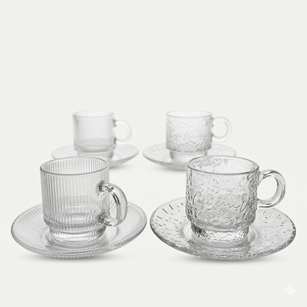 glass cup set