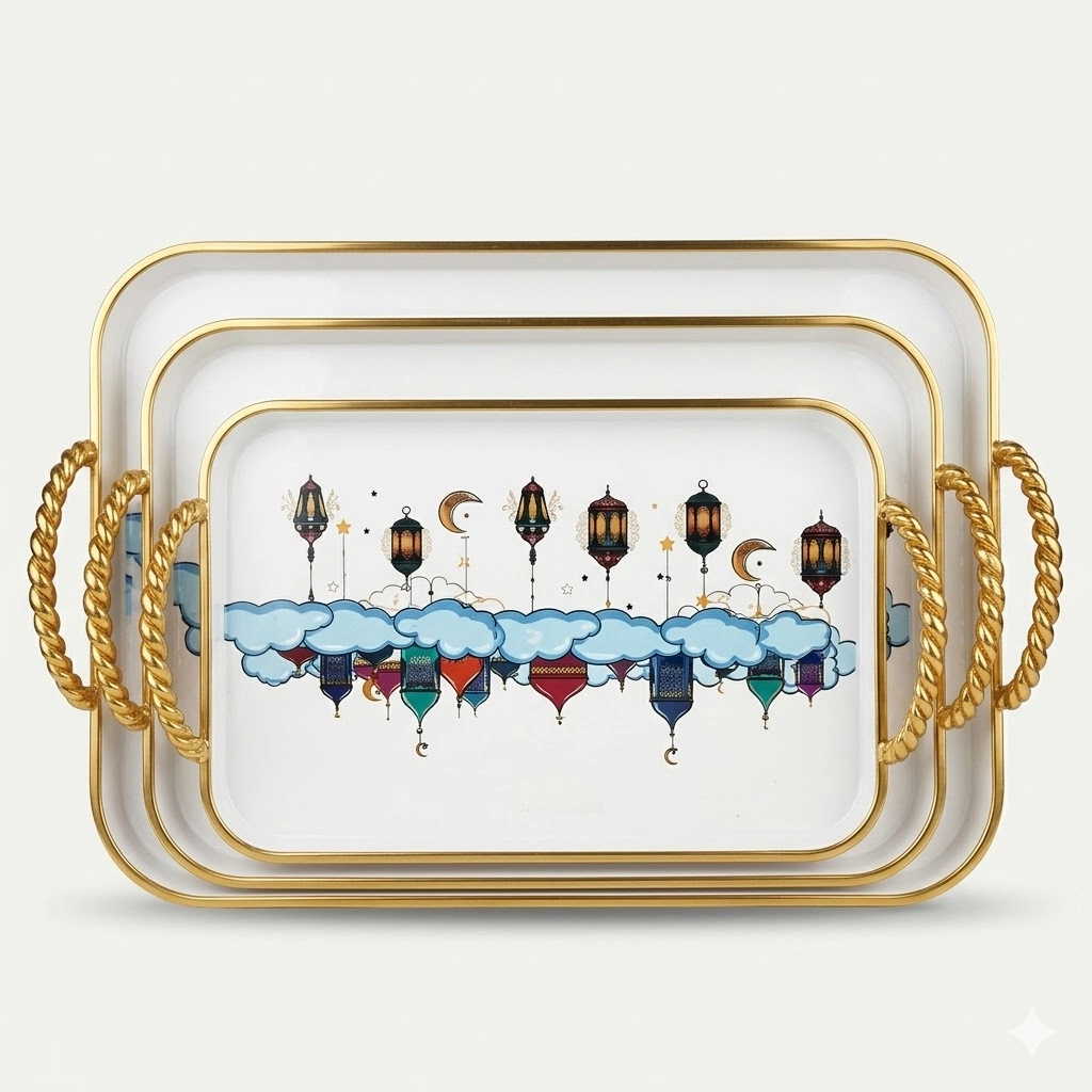 طقم صواني 3 قطع